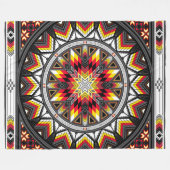 Couverture Polaire Lieux sacrés rouges (Devant (Horizontal))