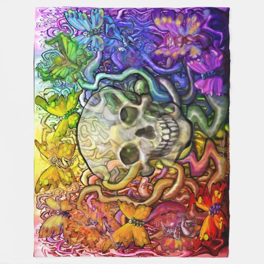 Couverture Polaire Life Death Rainbow Magic Fleece Blanket (Devant)