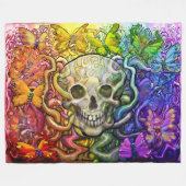 Couverture Polaire Life Death Rainbow Magic Fleece Blanket (Devant (Horizontal))