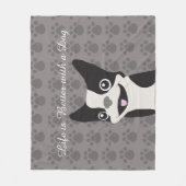 Couverture Polaire Life is Better with a Dog (Devant)