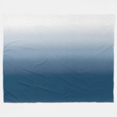 Couverture Polaire Light Blue Gradient Fleece Blanket - Cozy Home  (Devant (Horizontal))