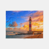 Couverture Polaire Lighthouses | itapuã Brazil Lighthouse (Devant (Horizontal))
