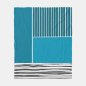 Couverture Polaire Lignes Abstraites (Devant)