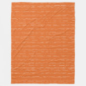 Couverture Polaire Lignes Abstraites Motif de ligne géométrique Orang (Devant)