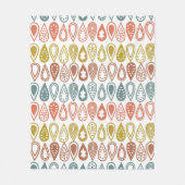 Couverture Polaire Lignes Boho (Devant)