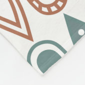 Couverture Polaire Lignes Boho (Coin)