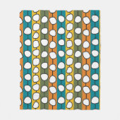 Couverture Polaire Lignes colorées MCM (Devant)