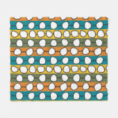 Couverture Polaire Lignes colorées MCM (Devant (Horizontal))