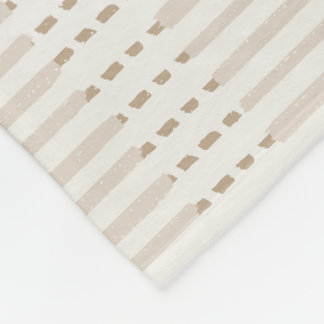 Couverture Polaire Lignes minimalistes bohème gris neutre