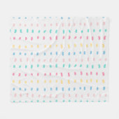 Couverture Polaire Lignes motifs (Devant (Horizontal))
