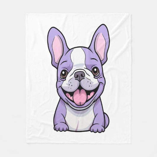 Couverture Polaire Lilac (Devant)