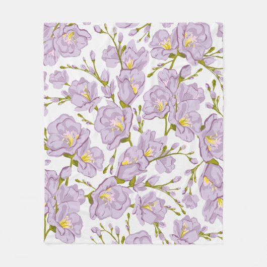 Couverture Polaire Lilac Freesia (Devant)