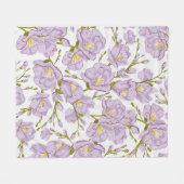 Couverture Polaire Lilac Freesia (Devant (Horizontal))