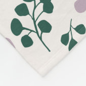 Couverture Polaire Lilac Purple Aesthétique Mélange Mini Fleurs Super (Coin)
