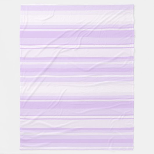 Couverture Polaire Lilac rayures (Devant)