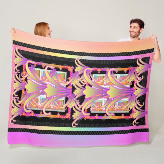 Couverture Polaire Lilies (En situation)