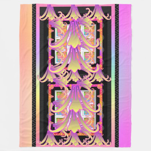 Couverture Polaire Lilies (Devant)