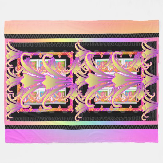 Couverture Polaire Lilies (Devant (Horizontal))