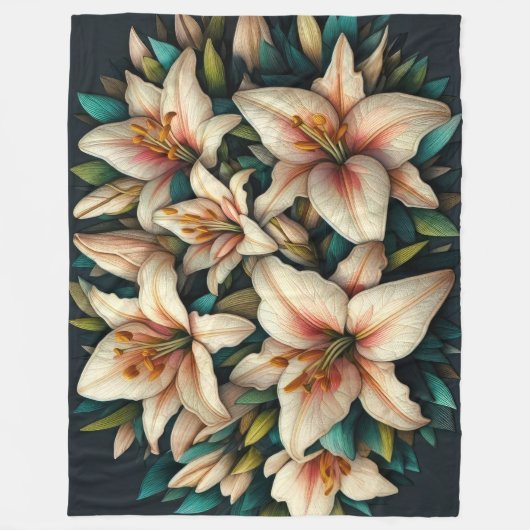 Couverture Polaire Lillies (Devant)