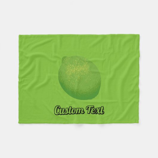 Couverture Polaire Lime (Devant (Horizontal))