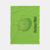 Couverture Polaire Lime (Devant)