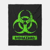 Couverture Polaire Lime Neon Vert Produits chimiques graphiques de da (Devant)