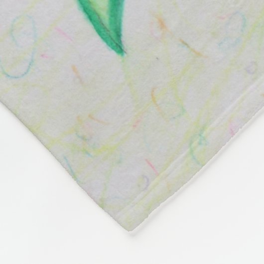 Couverture Polaire Lime Sensibilisation Ruban Hope Cure Angel Blanche (Coin)