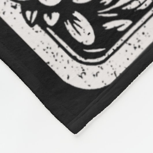 Couverture Polaire L'infirmière Skeleton Tarot Card Drôle infirmière (Coin)