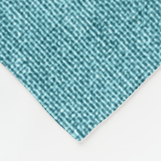 Couverture Polaire Linge bleu vert avec Ancre Mariage bleu rustique (Coin)