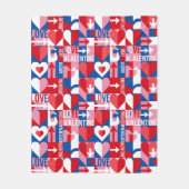 Couverture Polaire Linge de lit graphique premium tendance et multili (Devant)