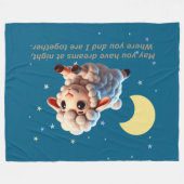 Couverture Polaire Linge de lit pour enfants avec un imprimé mignon. (Devant (Horizontal))