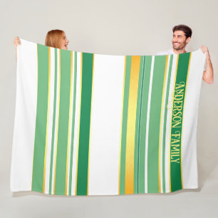 Couverture Polaire Linge Luxe Populaire Green Gold Texture Collection