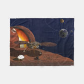 Couverture Polaire L'interprétation de l'artiste de la Lander de visi (Devant (Horizontal))