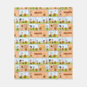 Couverture Polaire Linus & Lucy | Chanter Jack-O-Lantern (Devant)