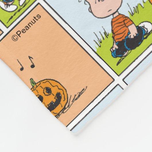 Couverture Polaire Linus & Lucy | Chanter Jack-O-Lantern (Coin)