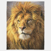 Couverture Polaire Lion (Devant)