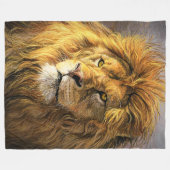 Couverture Polaire Lion (Devant (Horizontal))
