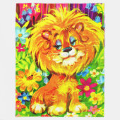 Couverture Polaire lion (Devant)