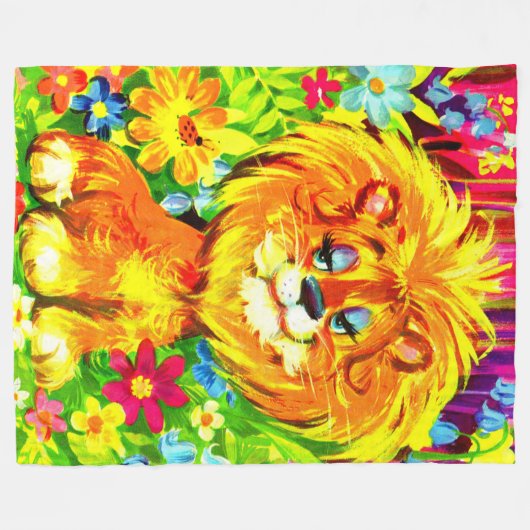 Couverture Polaire lion (Devant (Horizontal))