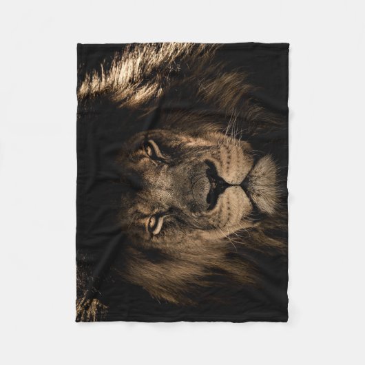 Couverture Polaire Lion (Devant)