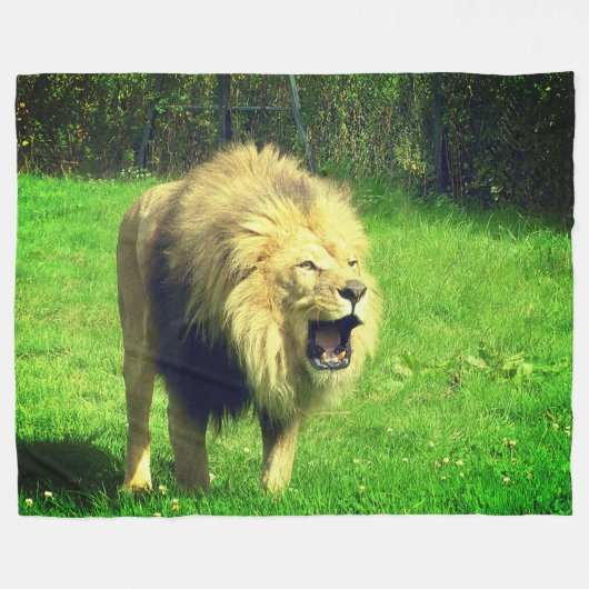 Couverture Polaire Lion (Devant (Horizontal))