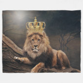 Couverture Polaire Lion (Devant (Horizontal))