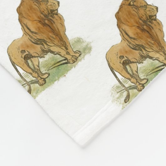 Couverture Polaire Lion (Coin)