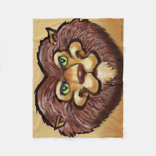 Couverture Polaire Lion (Devant)