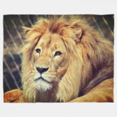 Couverture Polaire Lion (Devant (Horizontal))