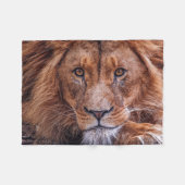 Couverture Polaire Lion africain (Devant (Horizontal))