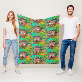Couverture Polaire Lion bébé