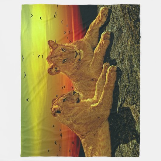 COUVERTURE POLAIRE LION CUB (Devant)