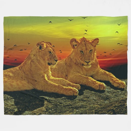 COUVERTURE POLAIRE LION CUB (Devant (Horizontal))