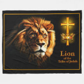 Couverture Polaire LION de la TRIBU (Devant (Horizontal))